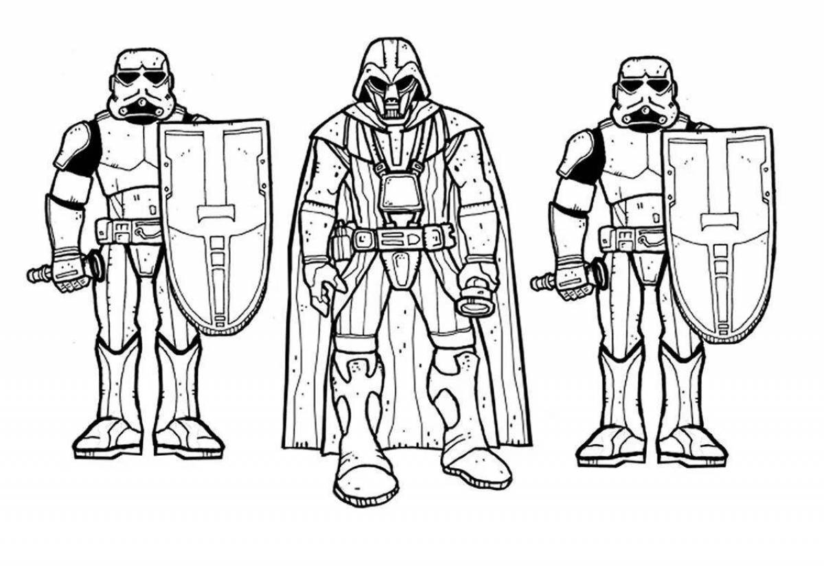 Amazing star wars coloring book