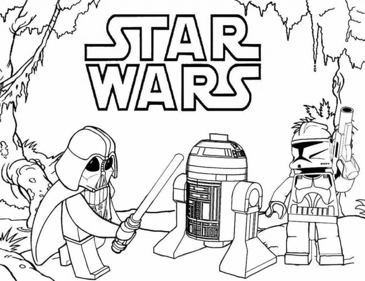 Exclusive star wars coloring book