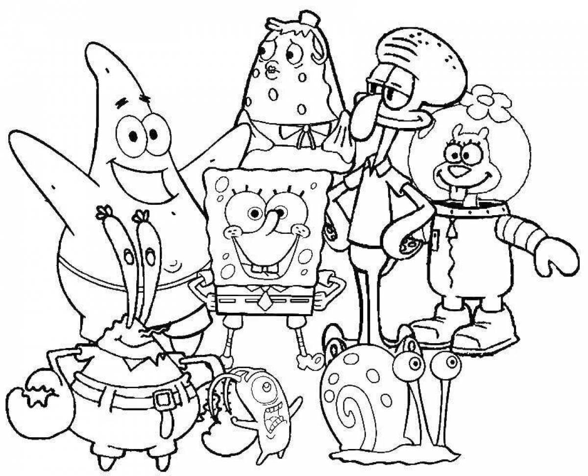 Lovely bobsy boo coloring page