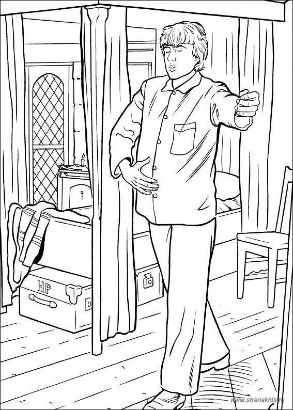 Ron Weasley's amazing coloring book