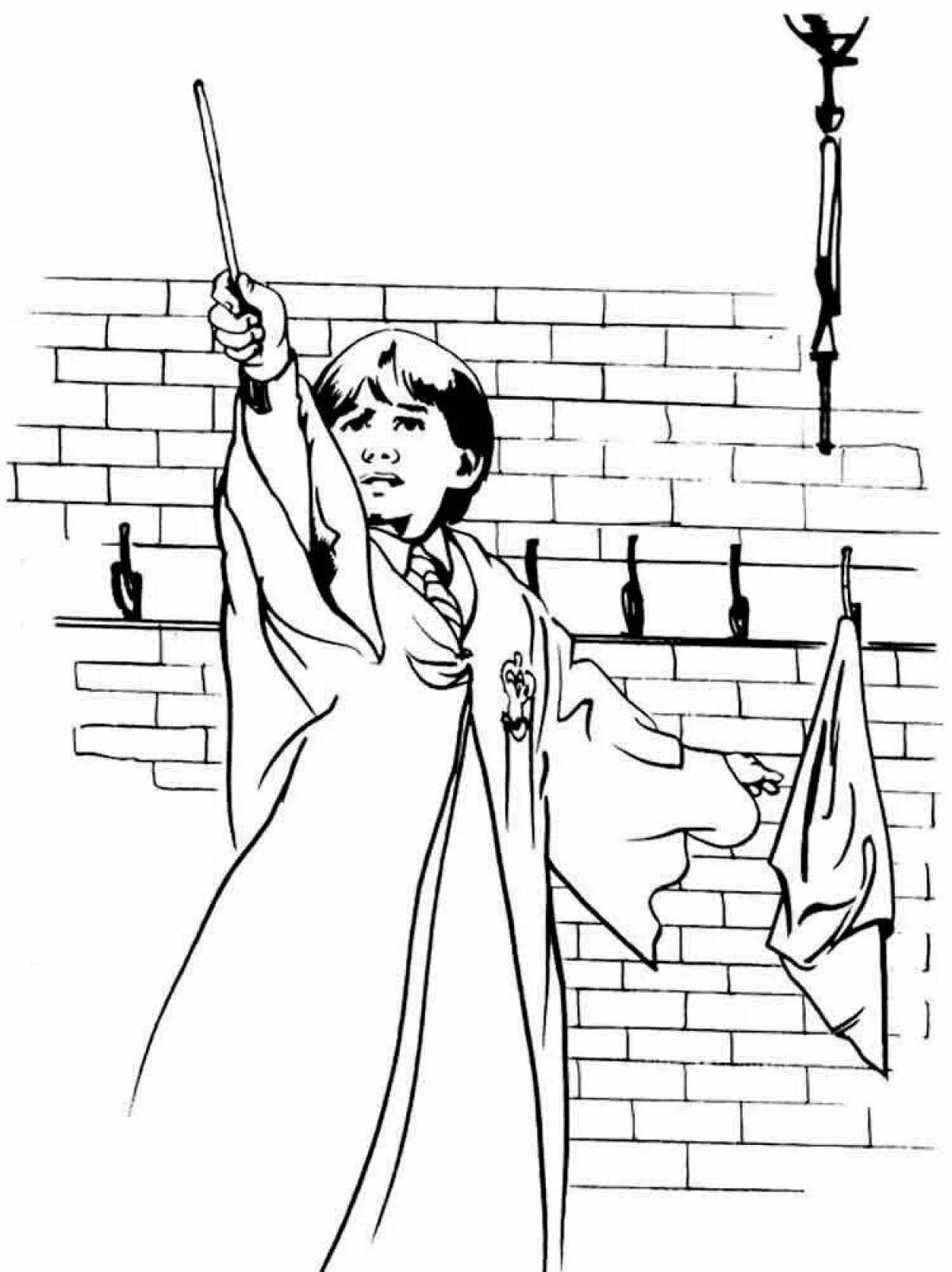 Ron Weasley's fun coloring book