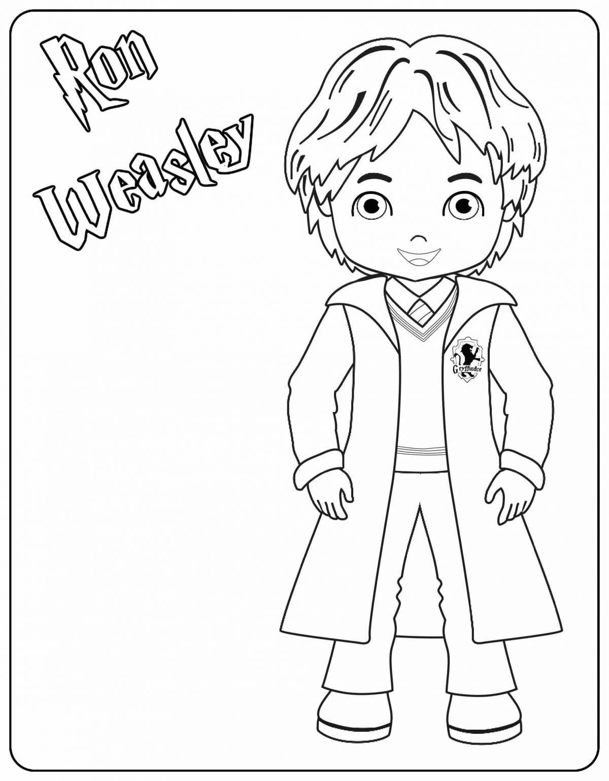 Ron Weasley Live Coloring