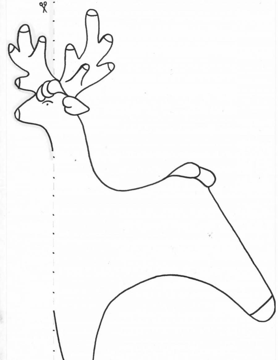 Филимоновская игрушка олень рисунок