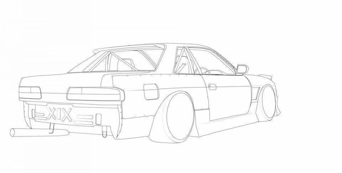 2 рисунок карандашом. Ниссан Сильвия с 13 раскраска. Рисунок Тойота Марк 2 90 сзади. Тойота Марк 2 рисунок вид сзади. Тойота Марк 2 рисунок сбоку.