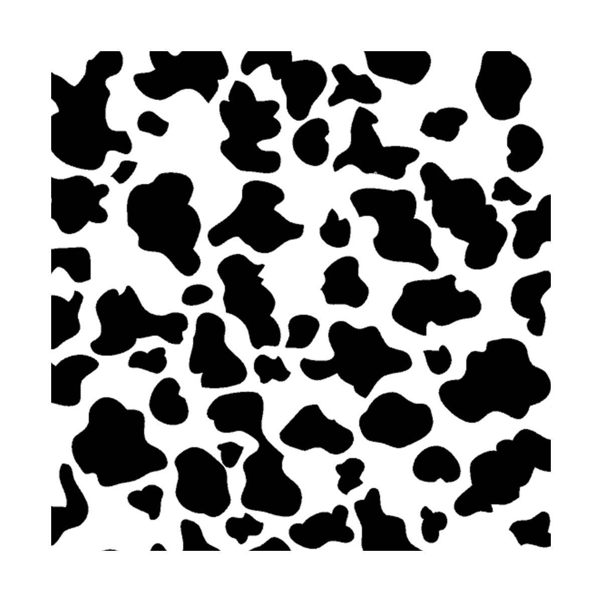 Adorable cow print coloring page