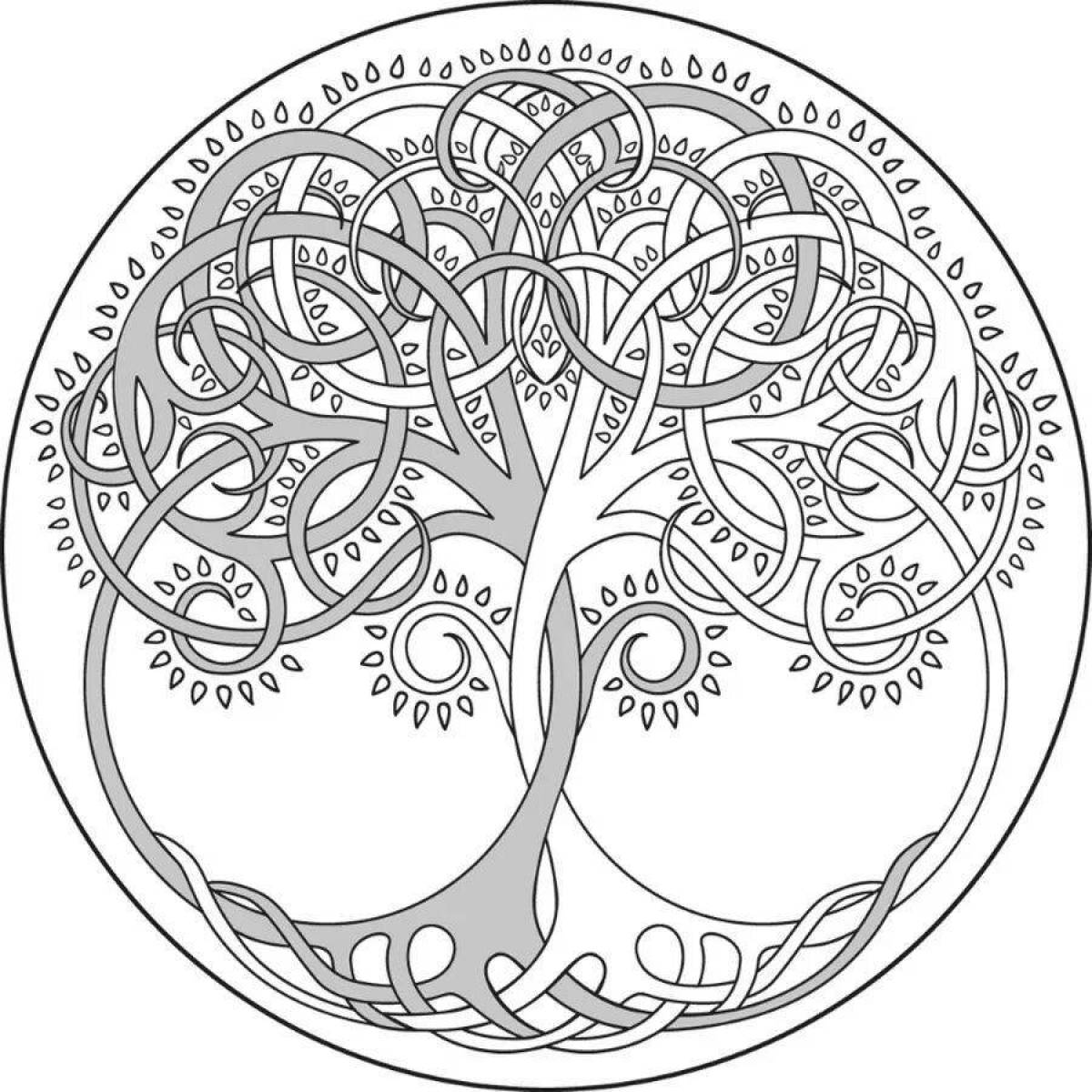 Royal coloring tree of life