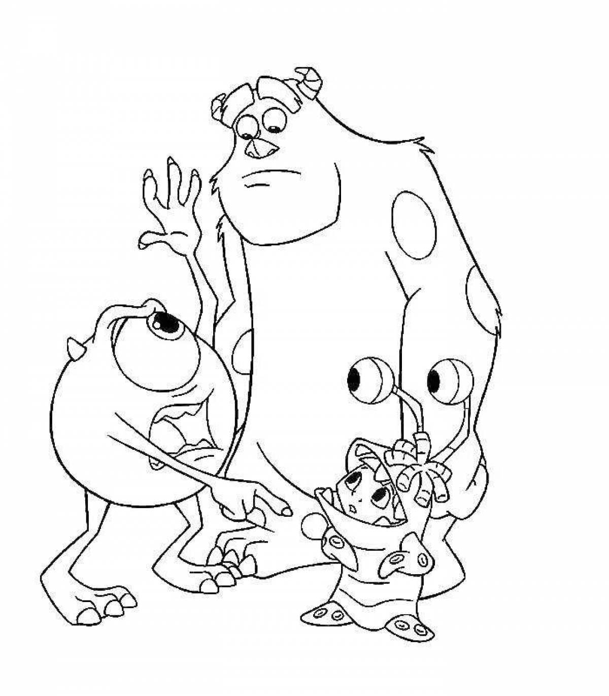 Magic date coloring page