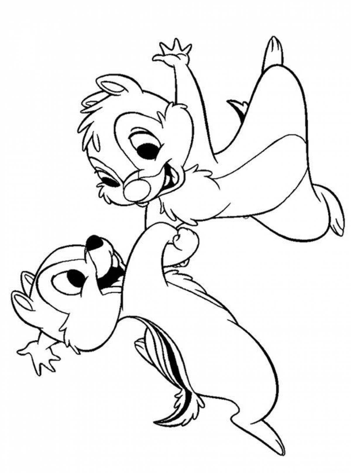 Sweet date cartoon coloring page