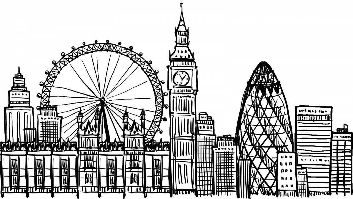 Colouring the magnificent sights of london