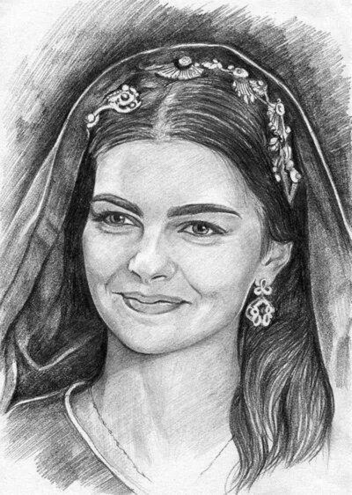 Coloring page glorious khurem sultan