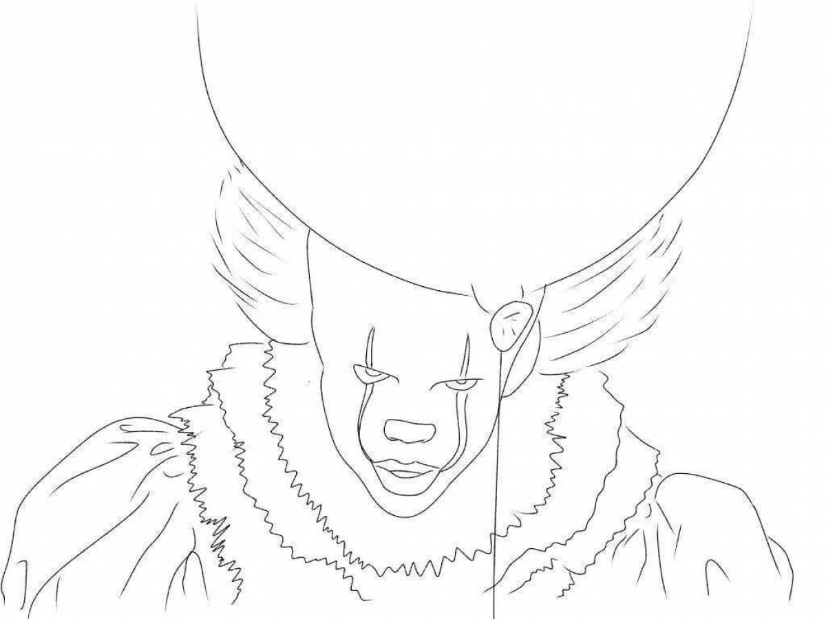 Pennywise the Clown's ugly coloring book