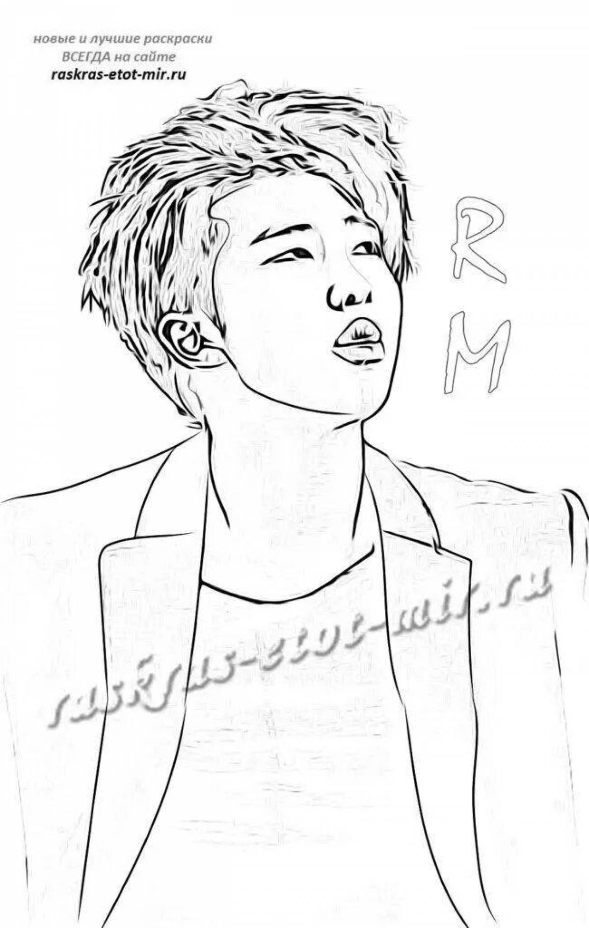 Great bts spiral coloring