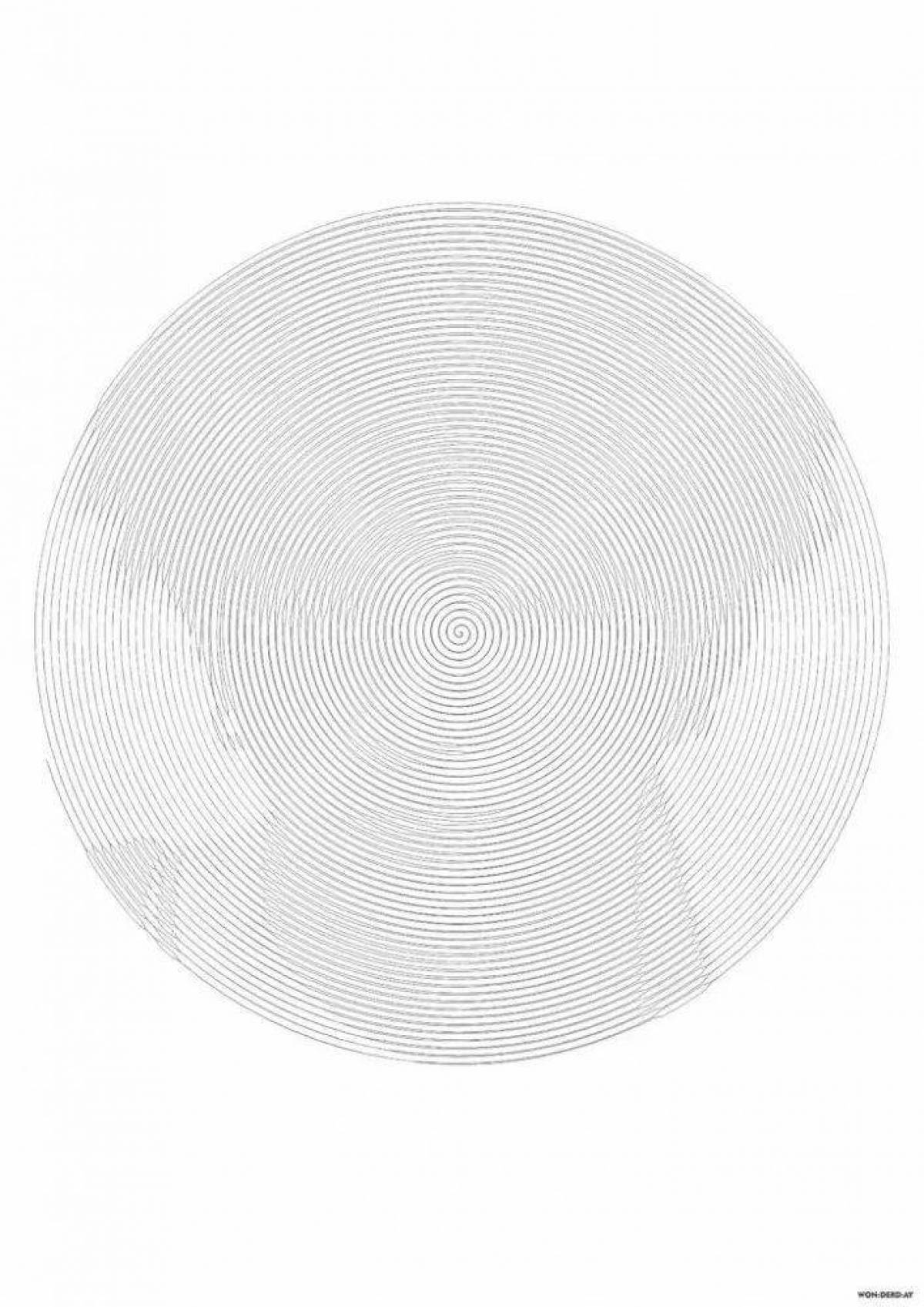 Delightful bts spiral coloring