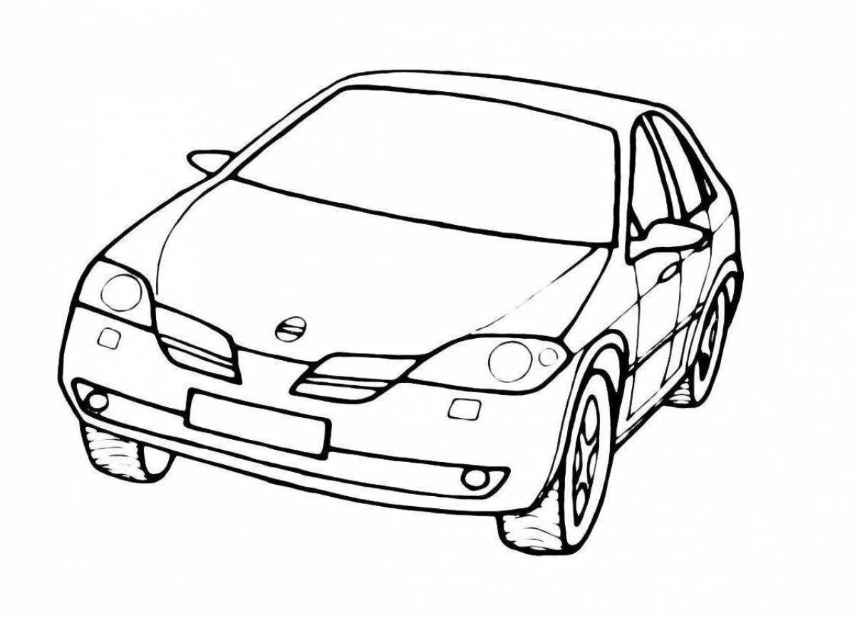 Grand Nissan coloring book