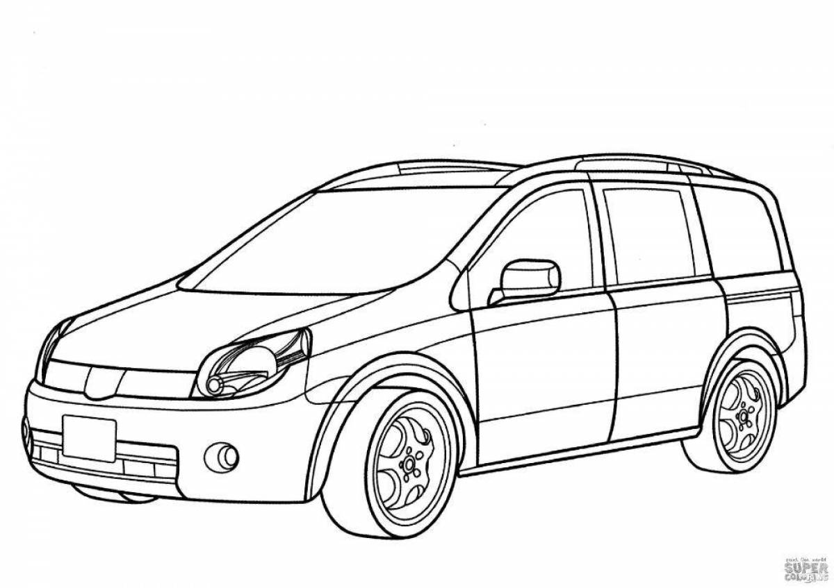 Nissan realistic coloring