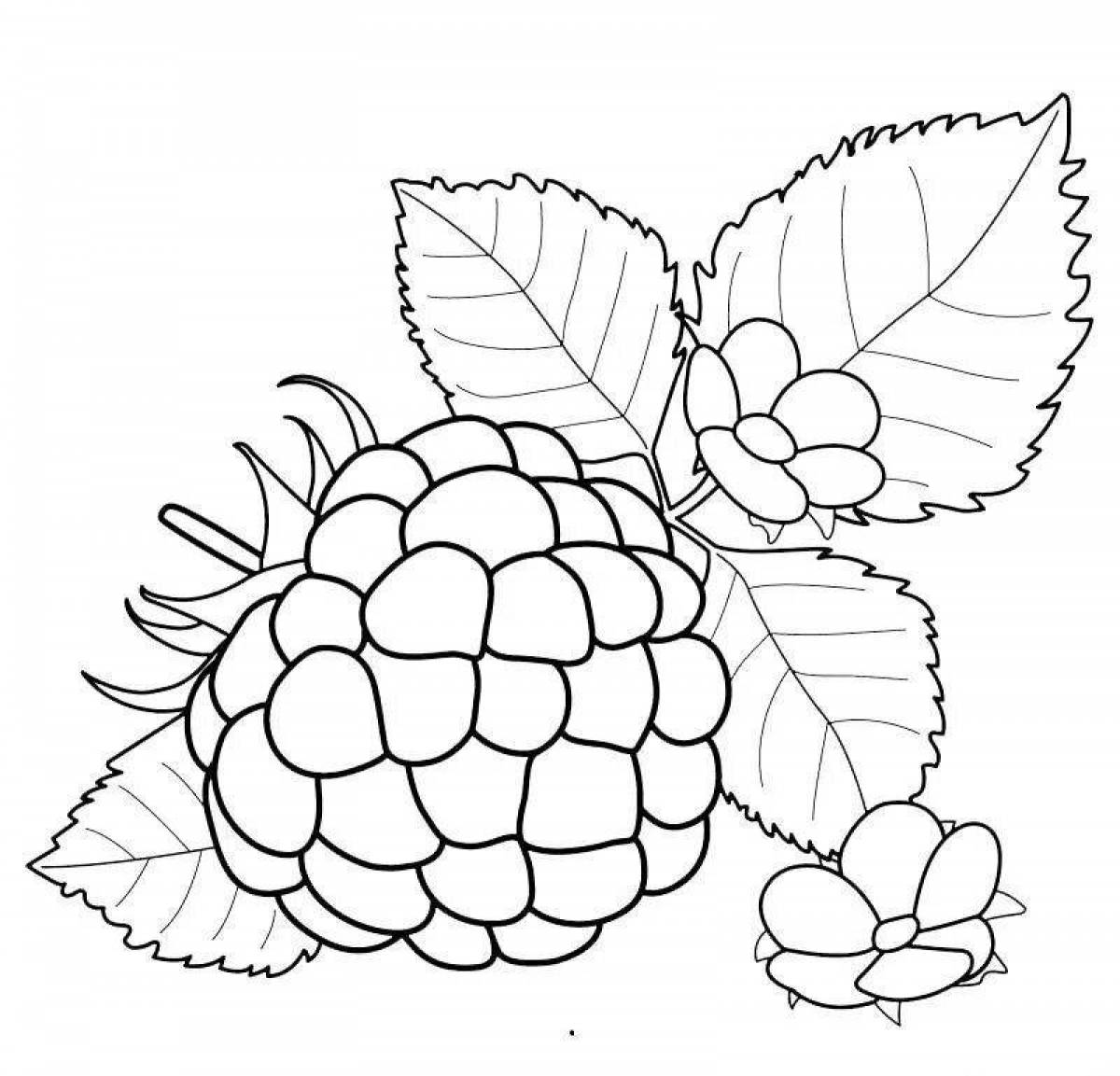 Photo Coloring bright raspberry