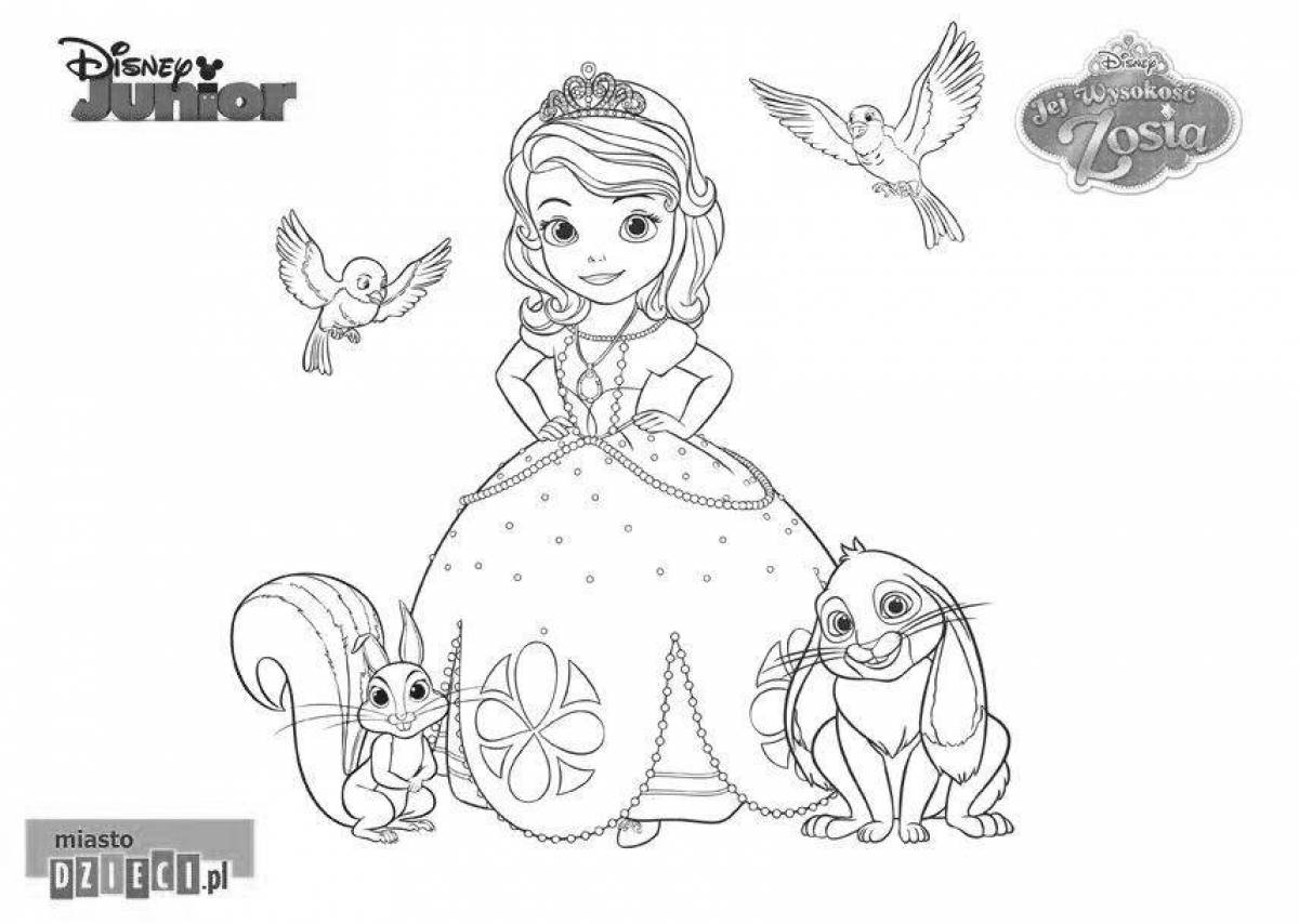 Sofia the mermaid coloring book