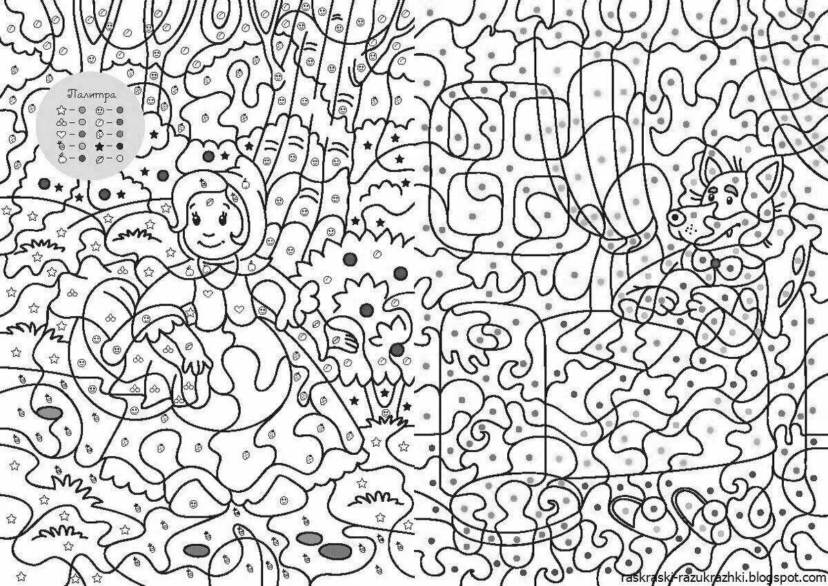 Photo Complex coloring games with stimulation