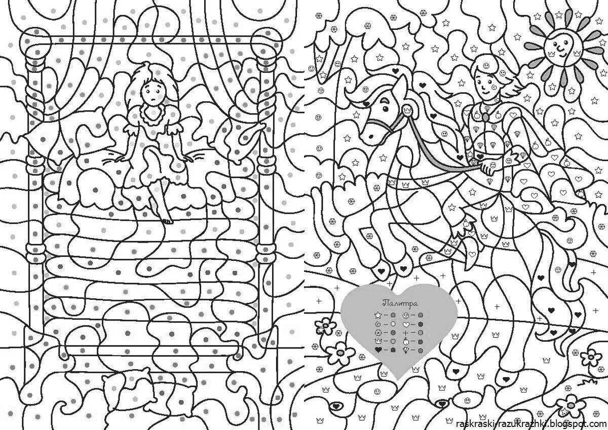 Photo Complex coloring games with details