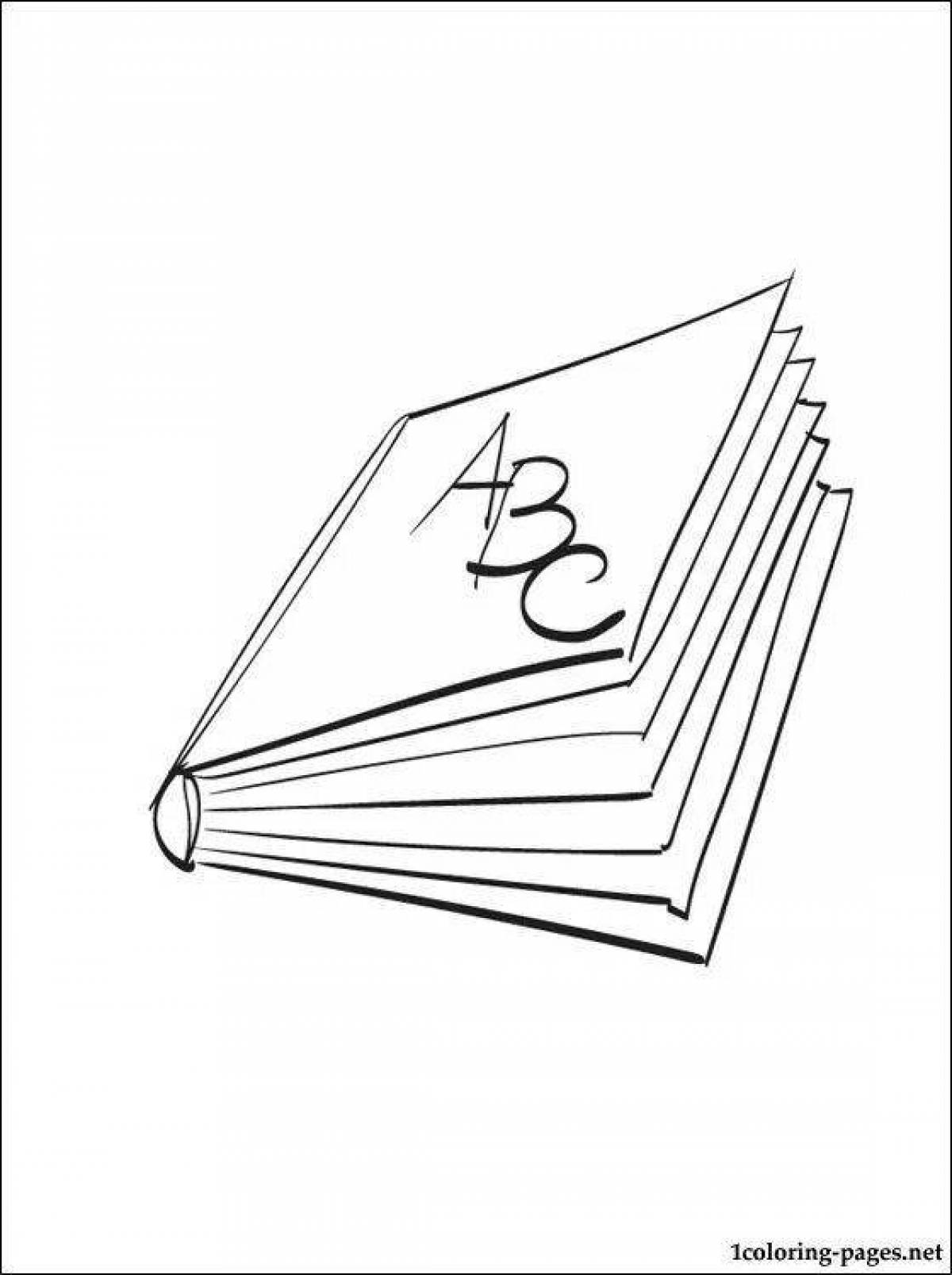 Great alphabet coloring book