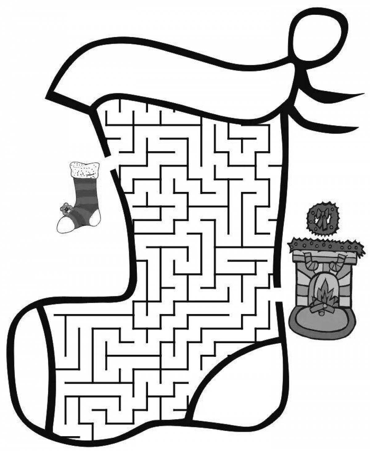 Inspirational Christmas maze