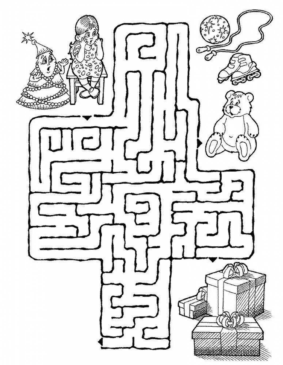 Living New Year's maze
