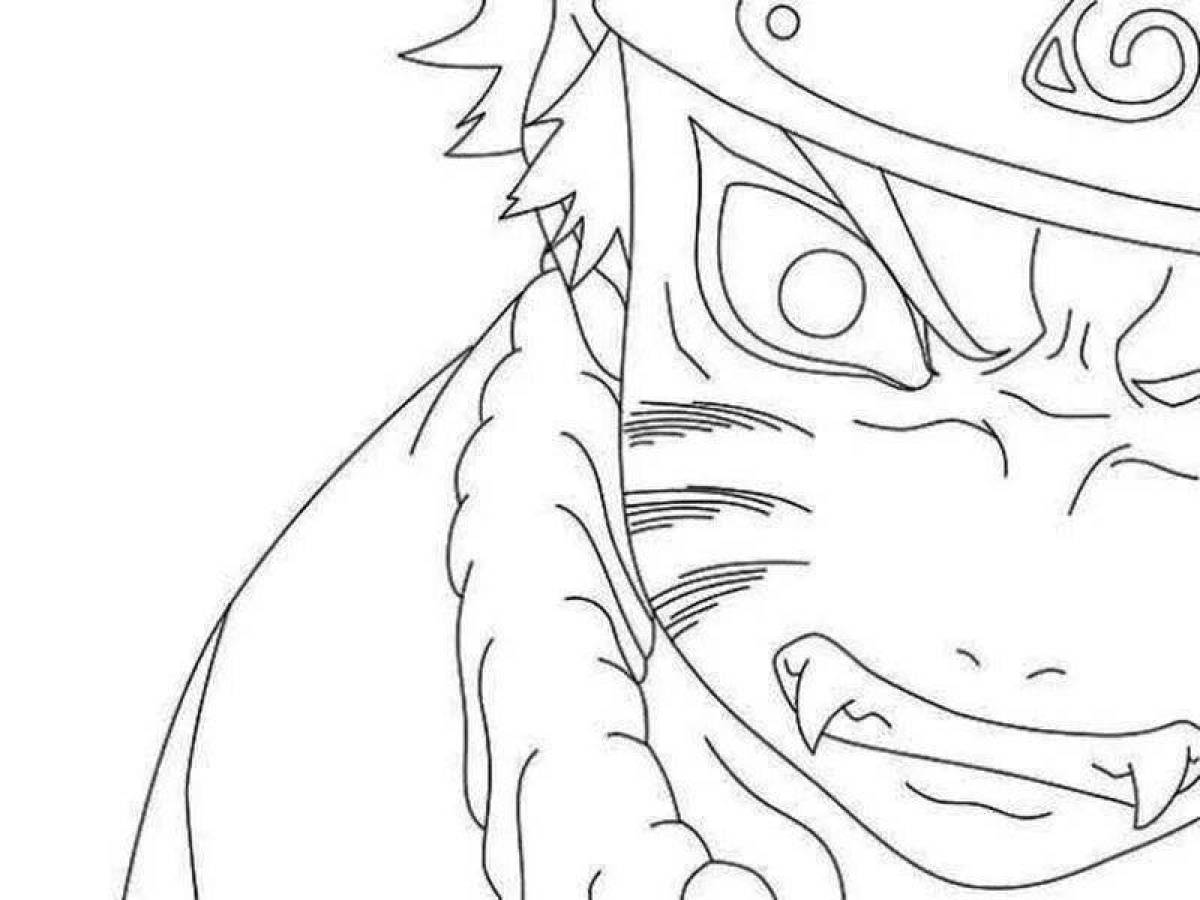 Beautiful coloring naruto photo