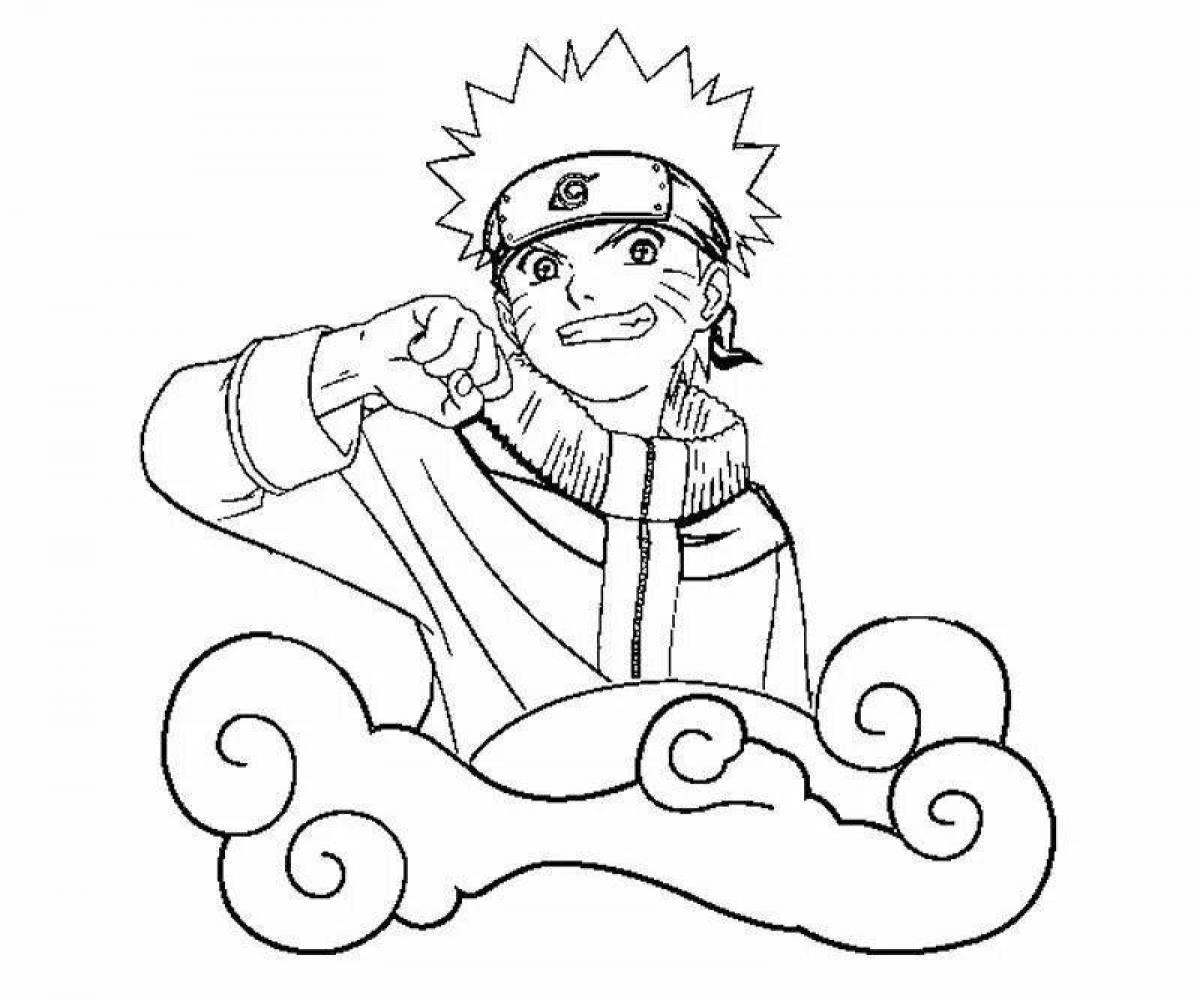 Naruto live coloring photo