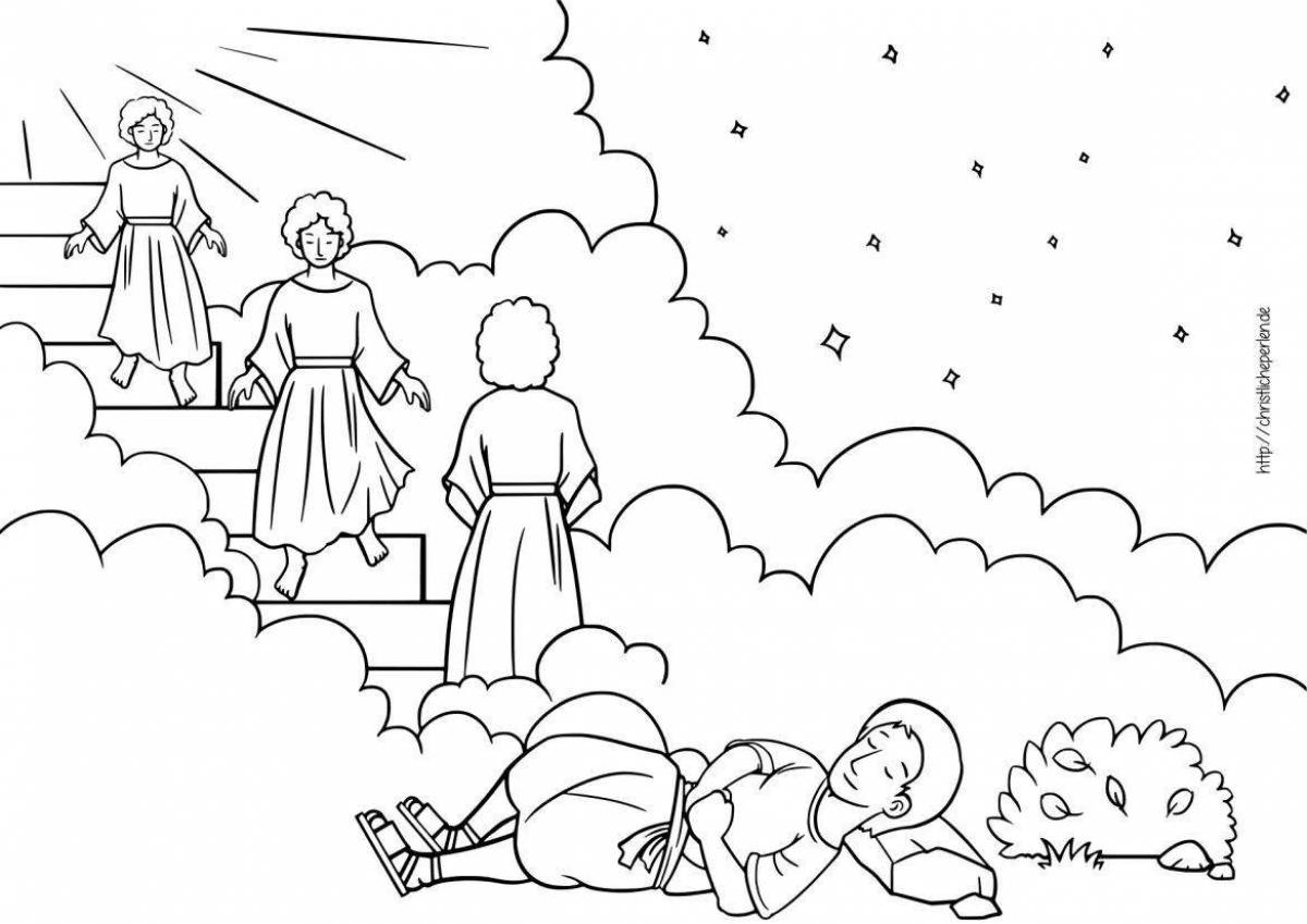 Bright Christian children's coloring book