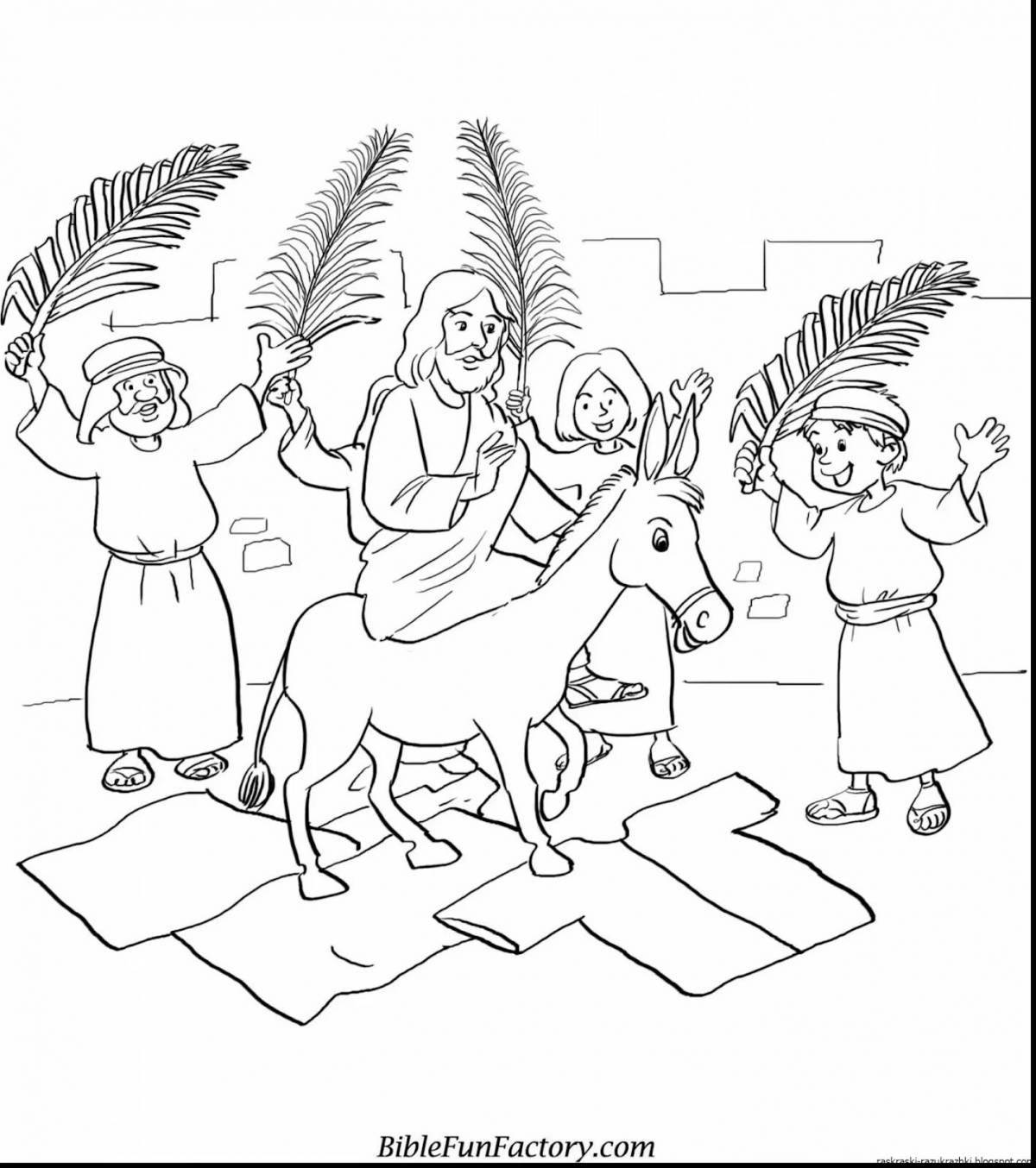 Christian coloring page