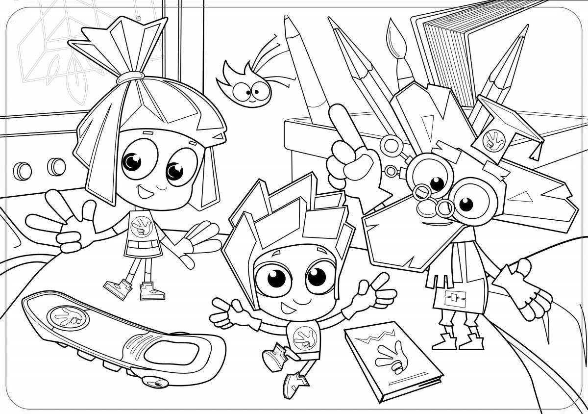 Creative coloring page fixes