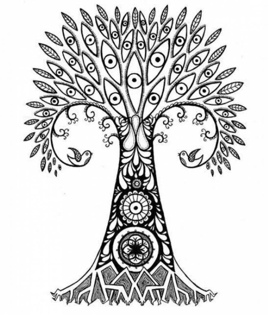 Древний образ дерево жизни
