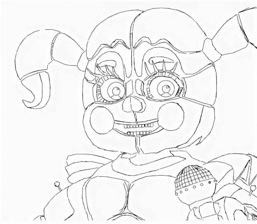 Coloring Pages Baby fnaf (29 pcs) - download or print for free #12378