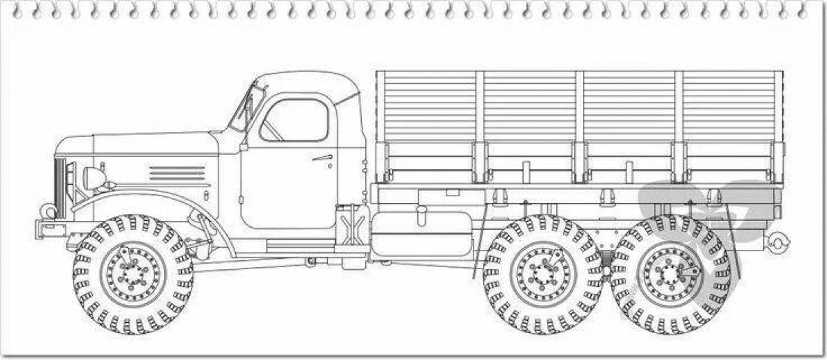 Зил 131 рисунок