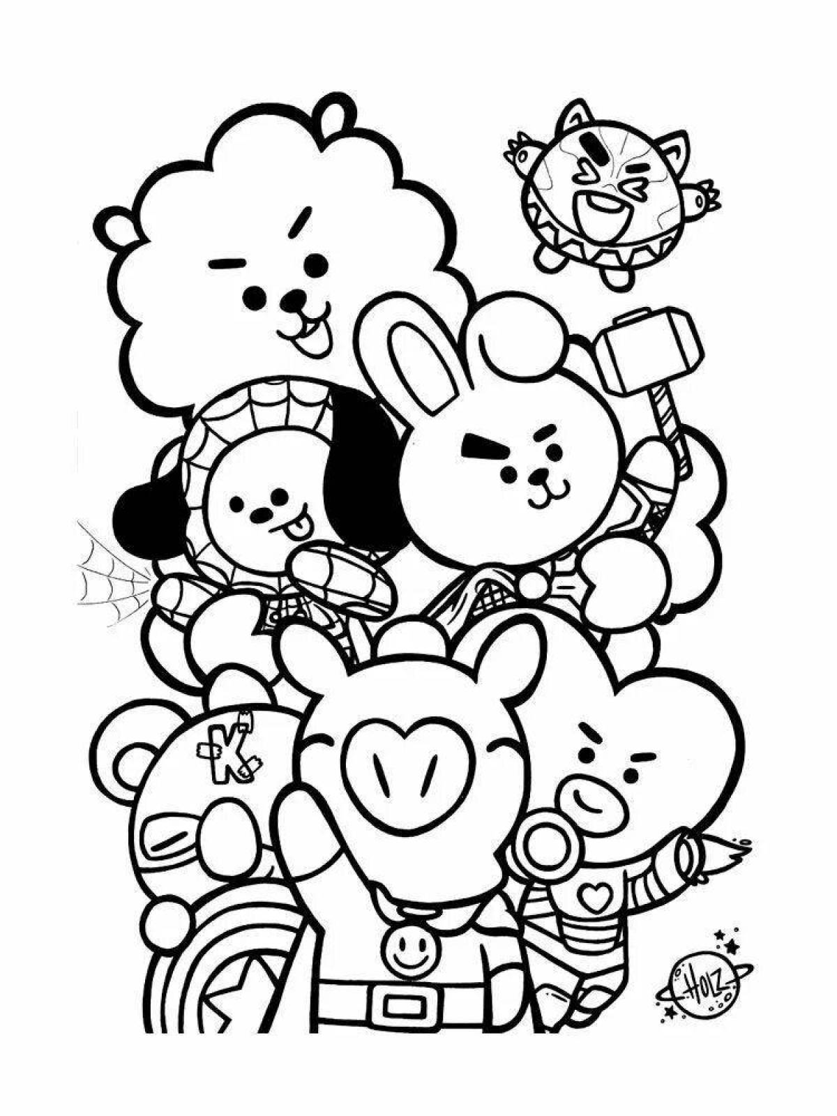 Amazing coloring page bt 21