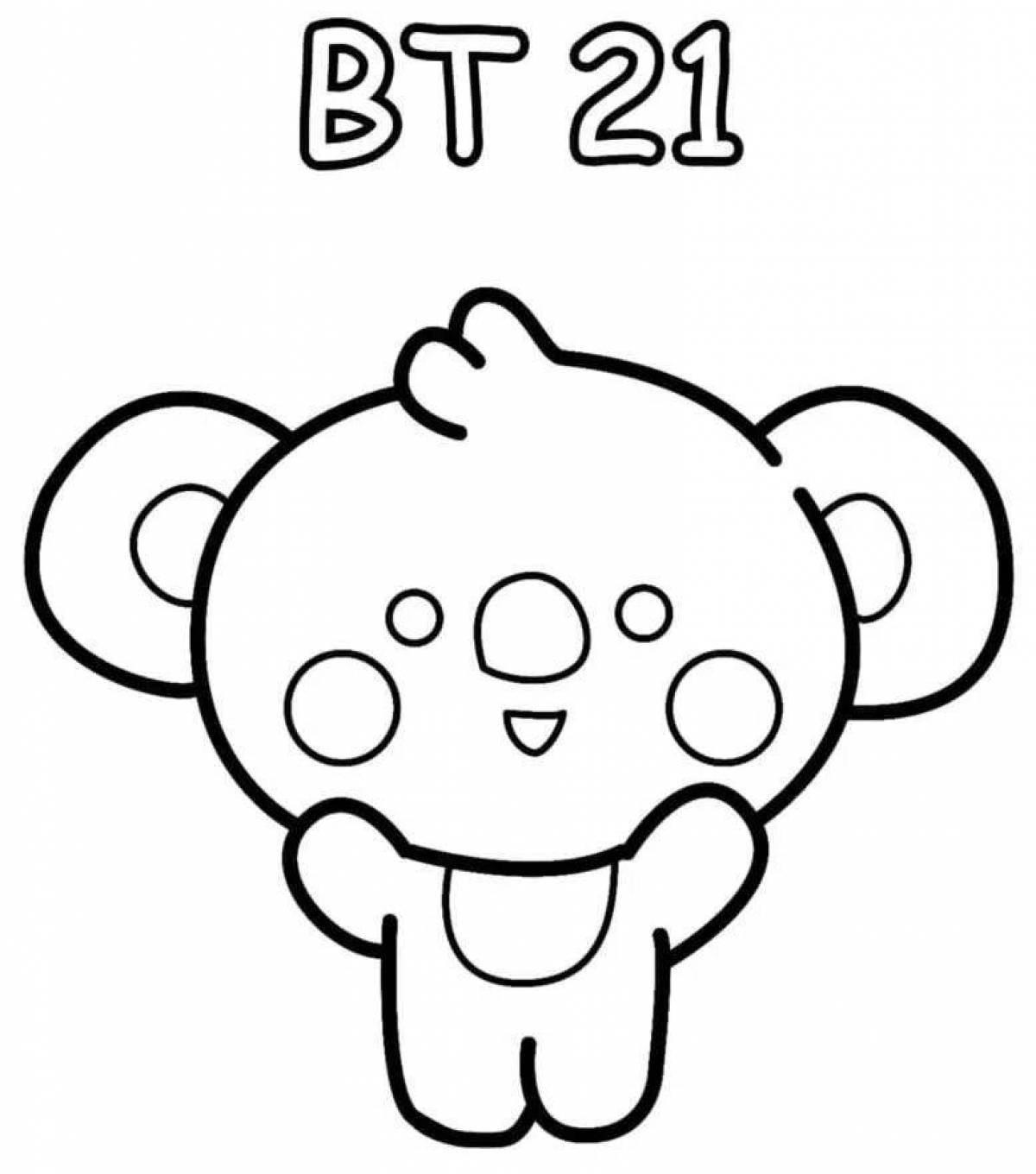 Bright coloring bt 21 coloring page