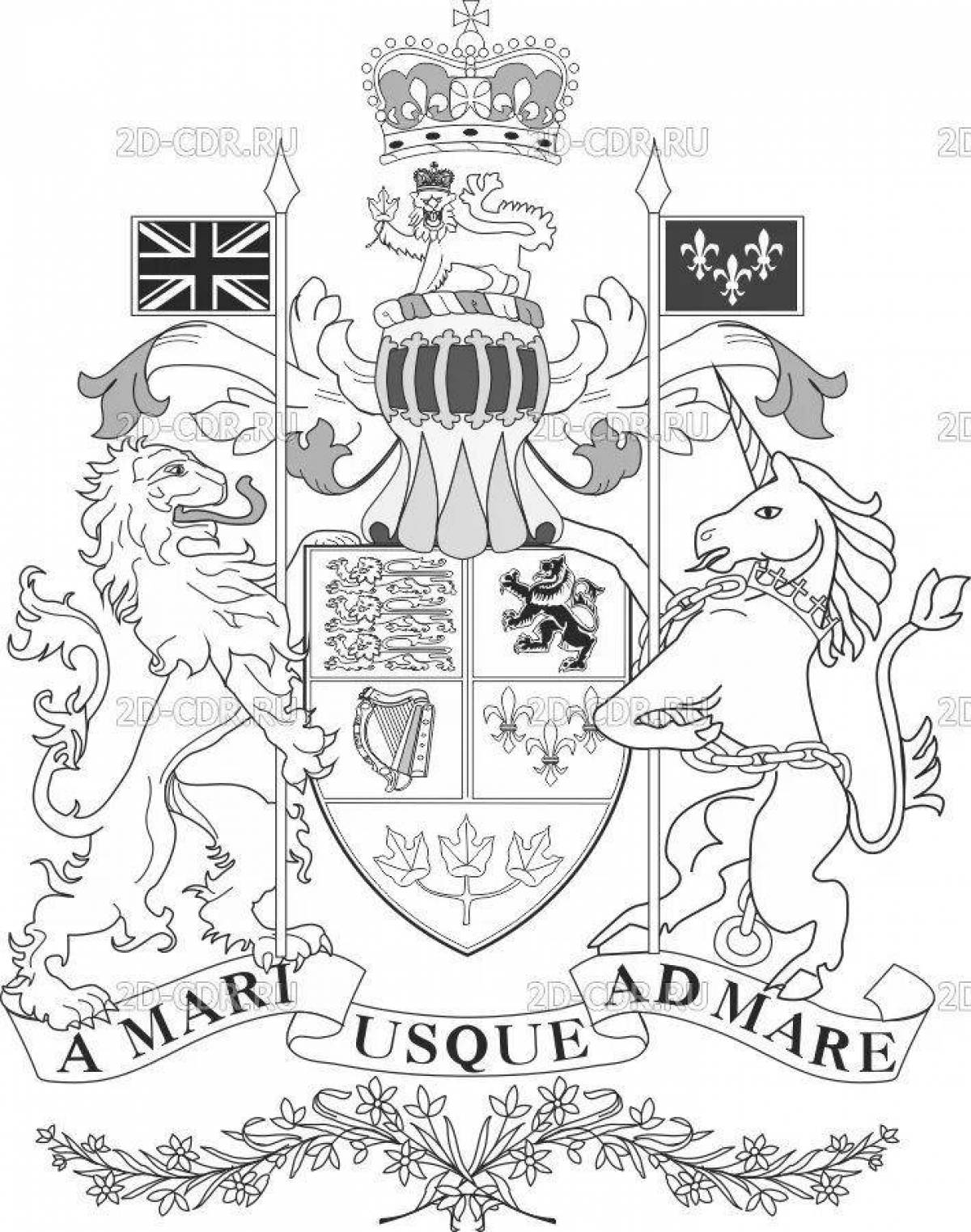 Великолепный герб великобритании