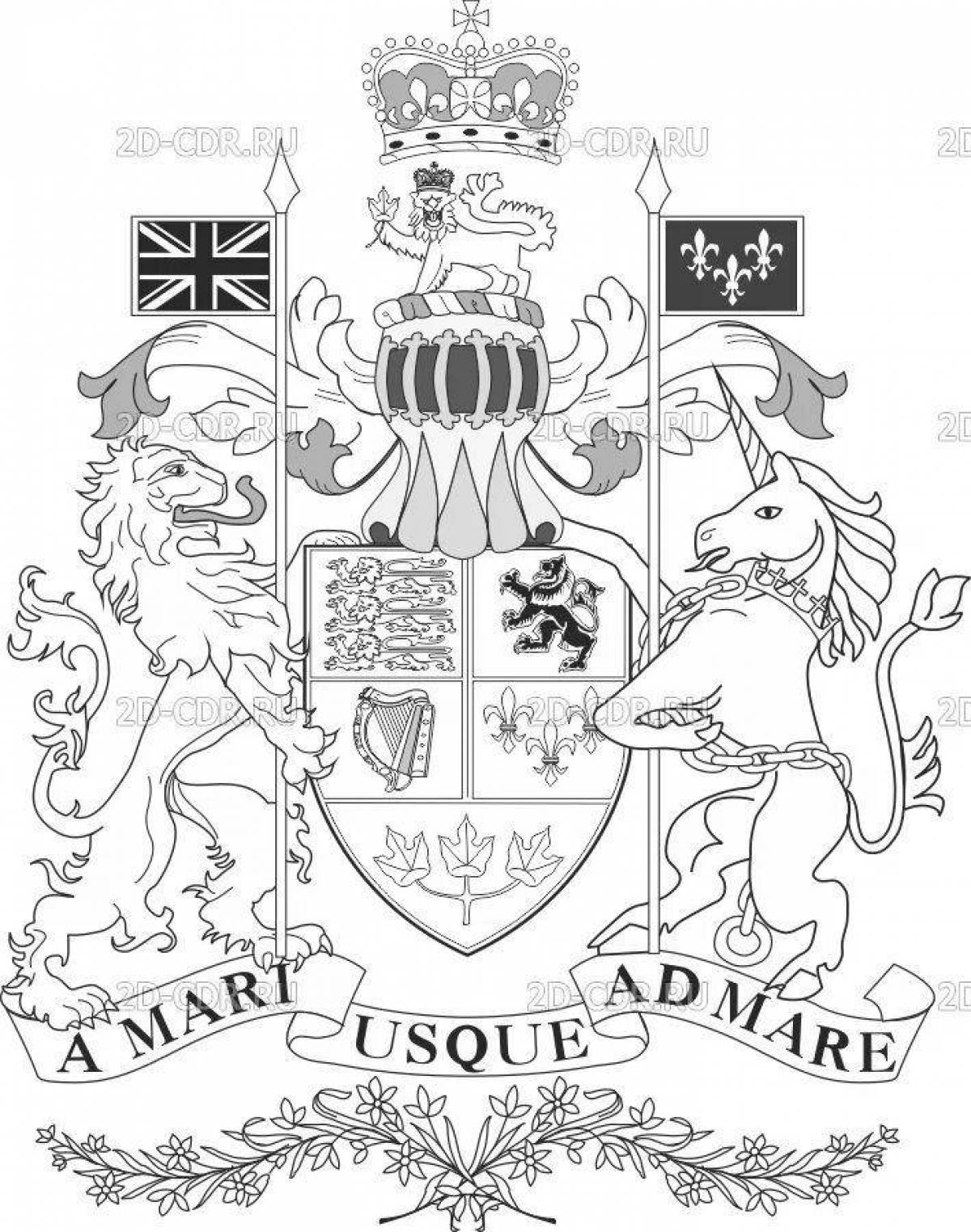 Photo Great coat of arms of great britain