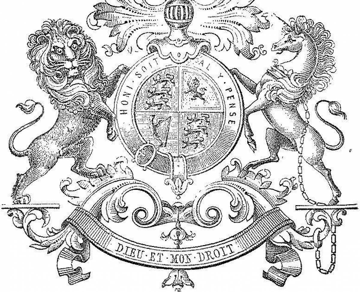 Королевский герб великобритании