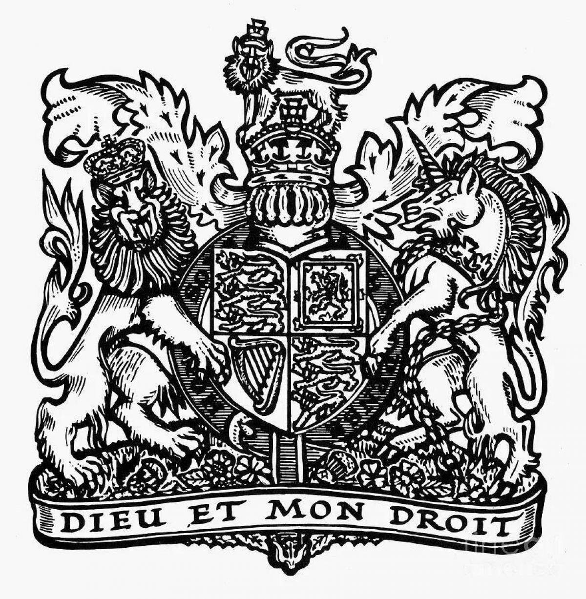 Богатый герб великобритании