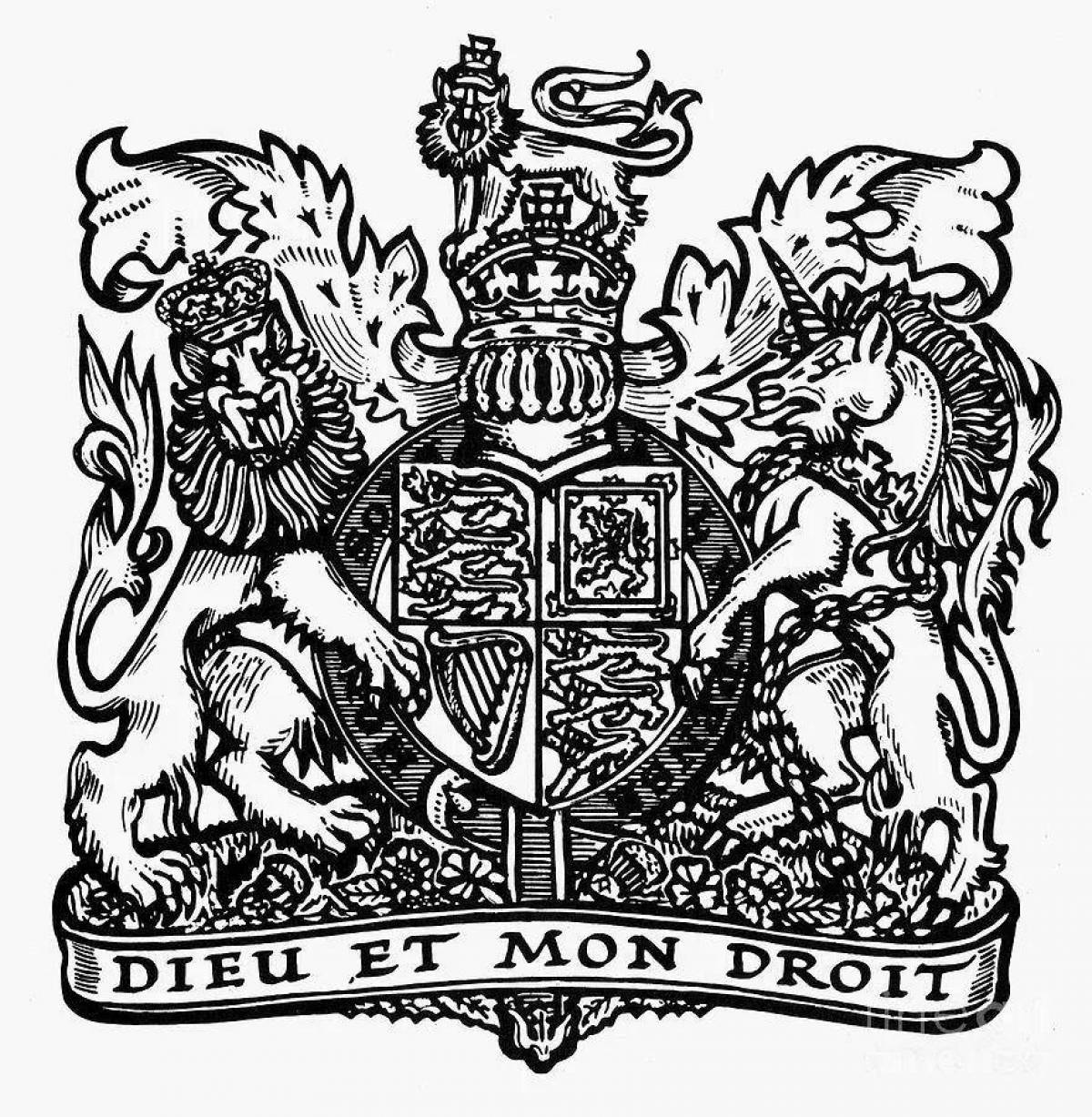 Photo Great coat of arms of great britain