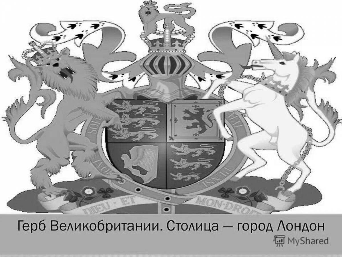 Роскошный герб великобритании