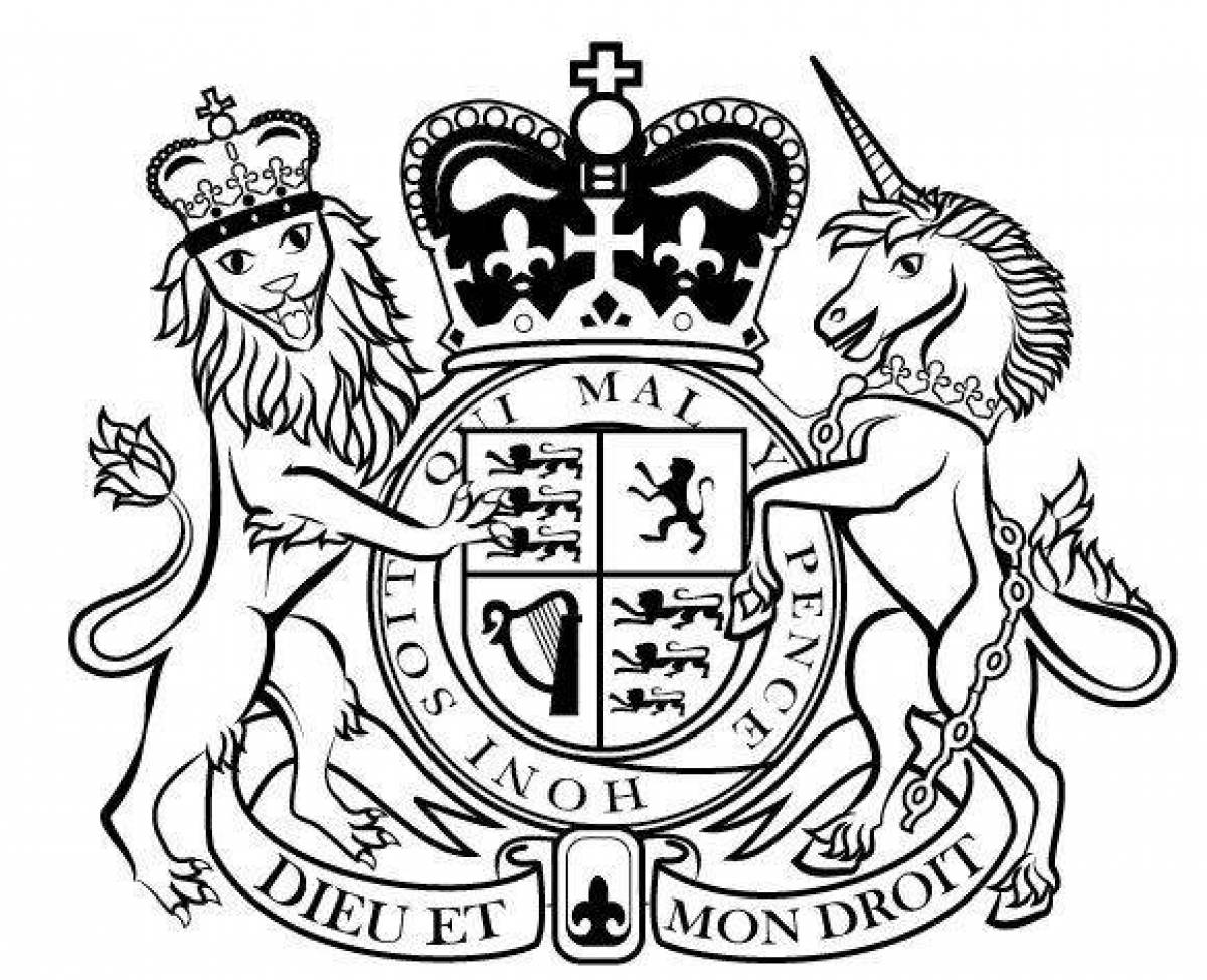 Королевский герб великобритании