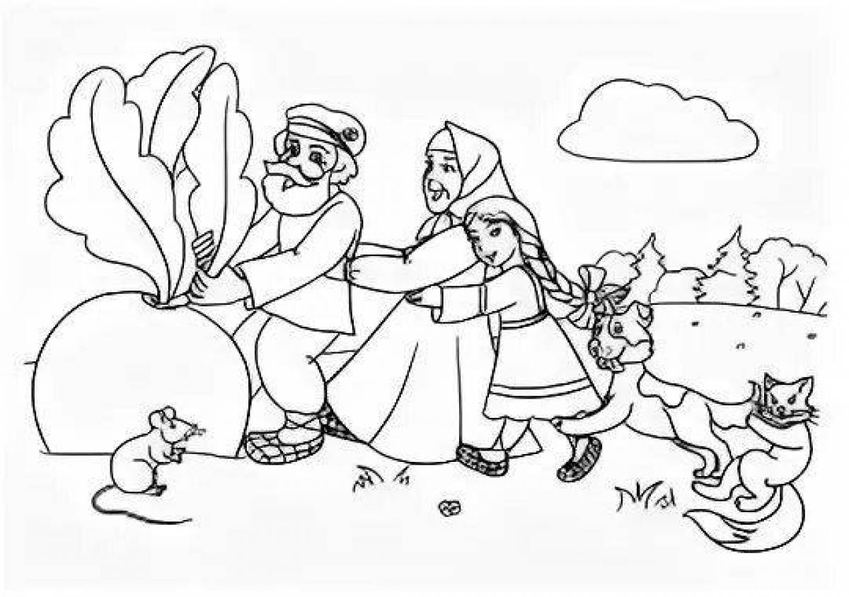 Delightful coloring shalkan ertegisi