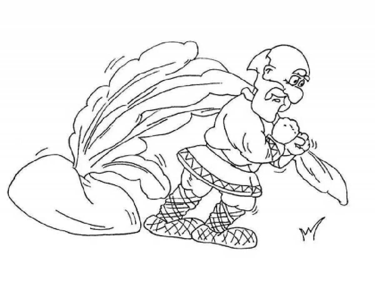 Shalkan ertegisi glowing coloring