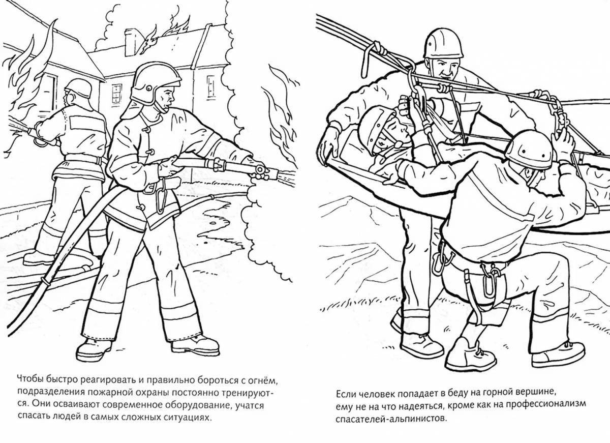 Colored rescuers coloring pages