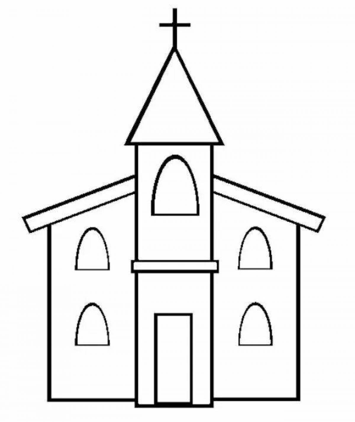 Glorious church drawing