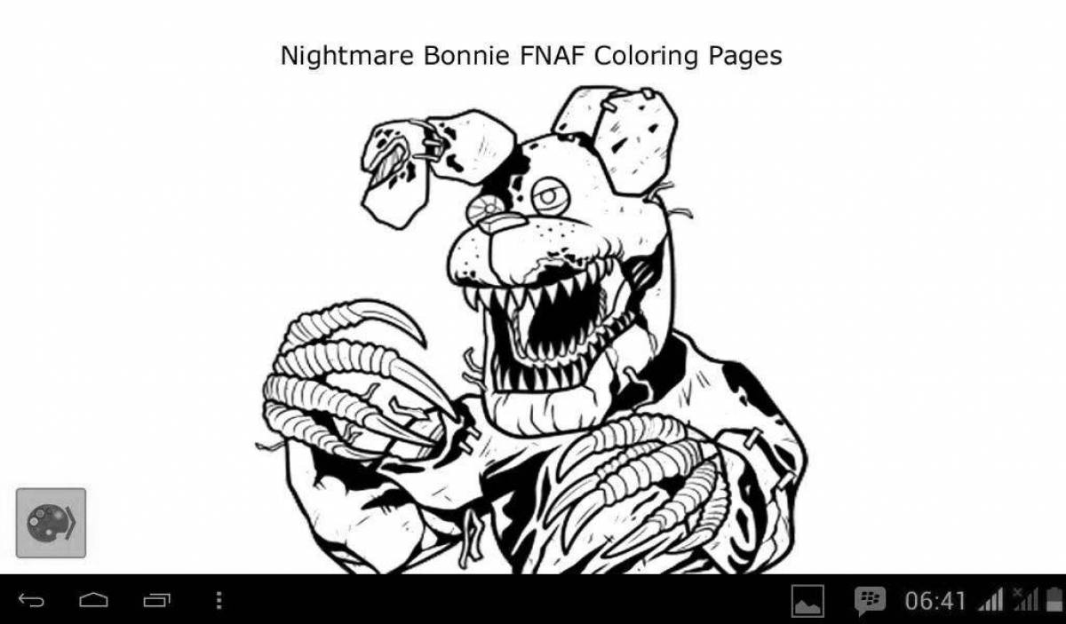 Coloring macabre bonnified