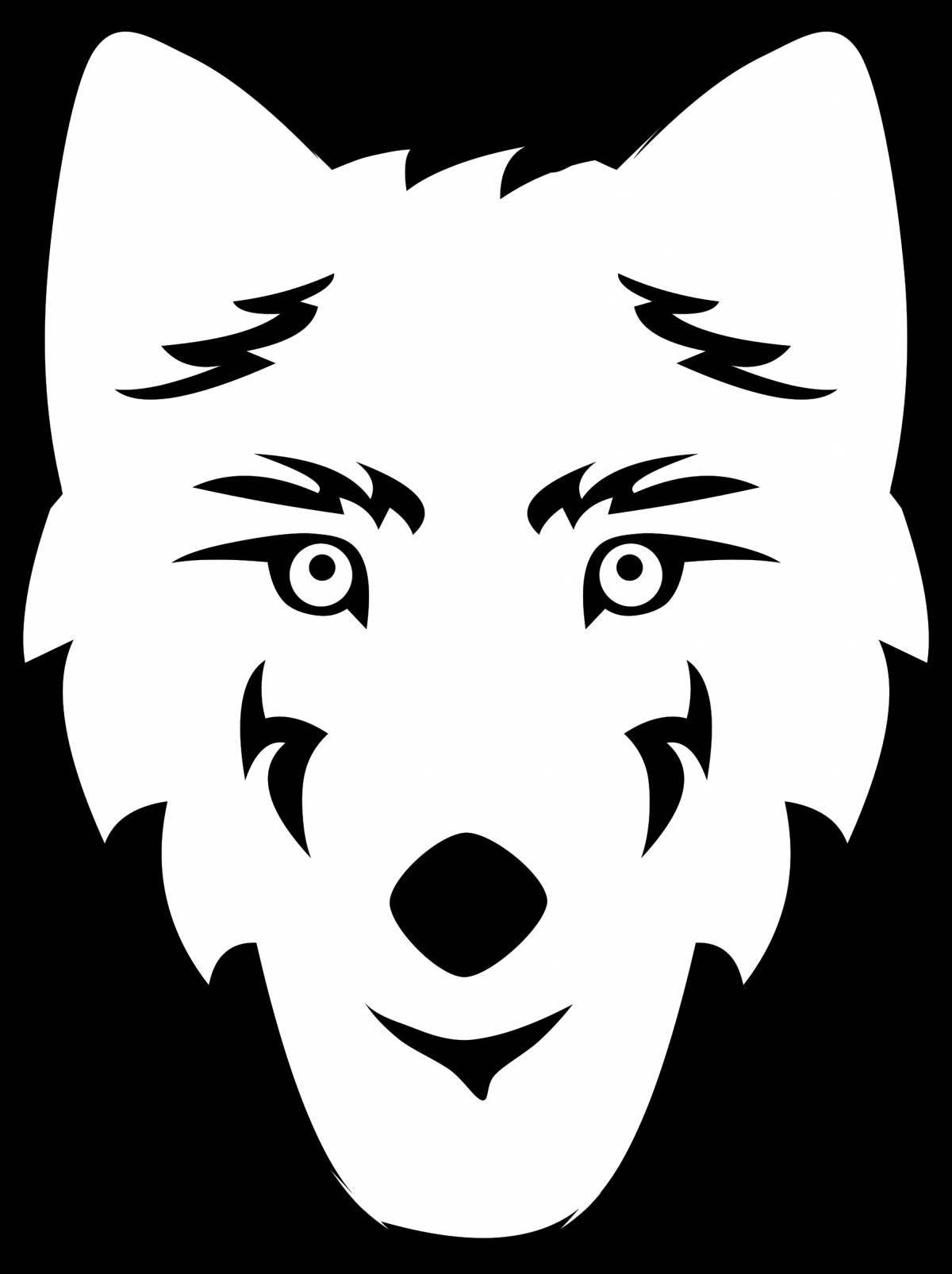 Generous wolf muzzle coloring