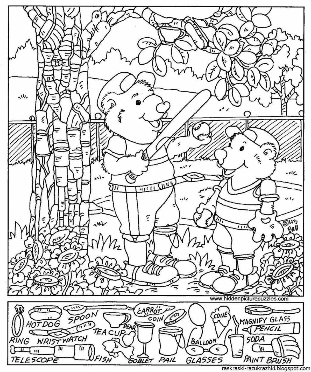 Invigorating coloring for mindfulness